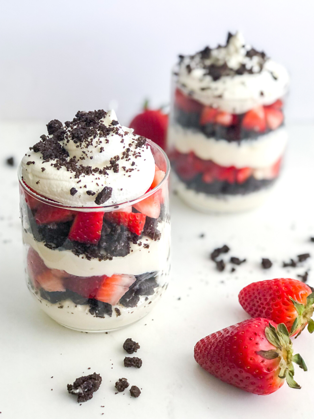 No Bake Oreo Cheesecake Jars SemiSweet Bites