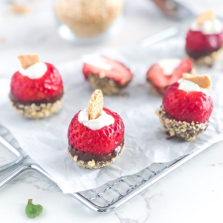 Chocolate Nutella Strawberry Bites