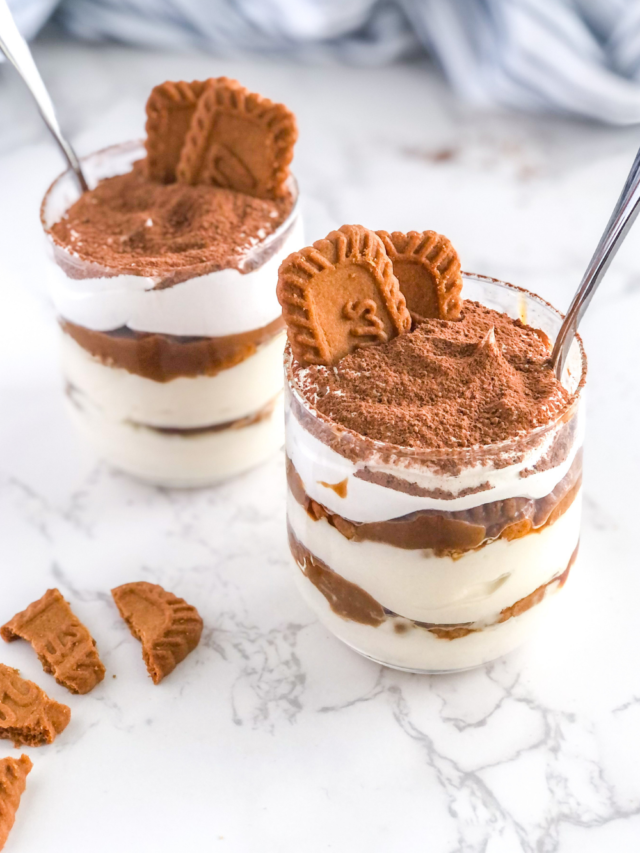 Easy Biscoff Tiramisu Jars SemiSweet Bites