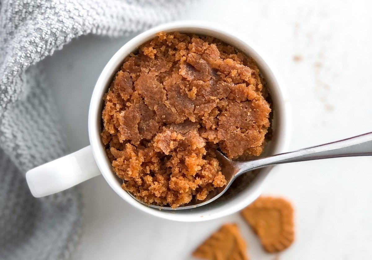 cookie butter mug cake