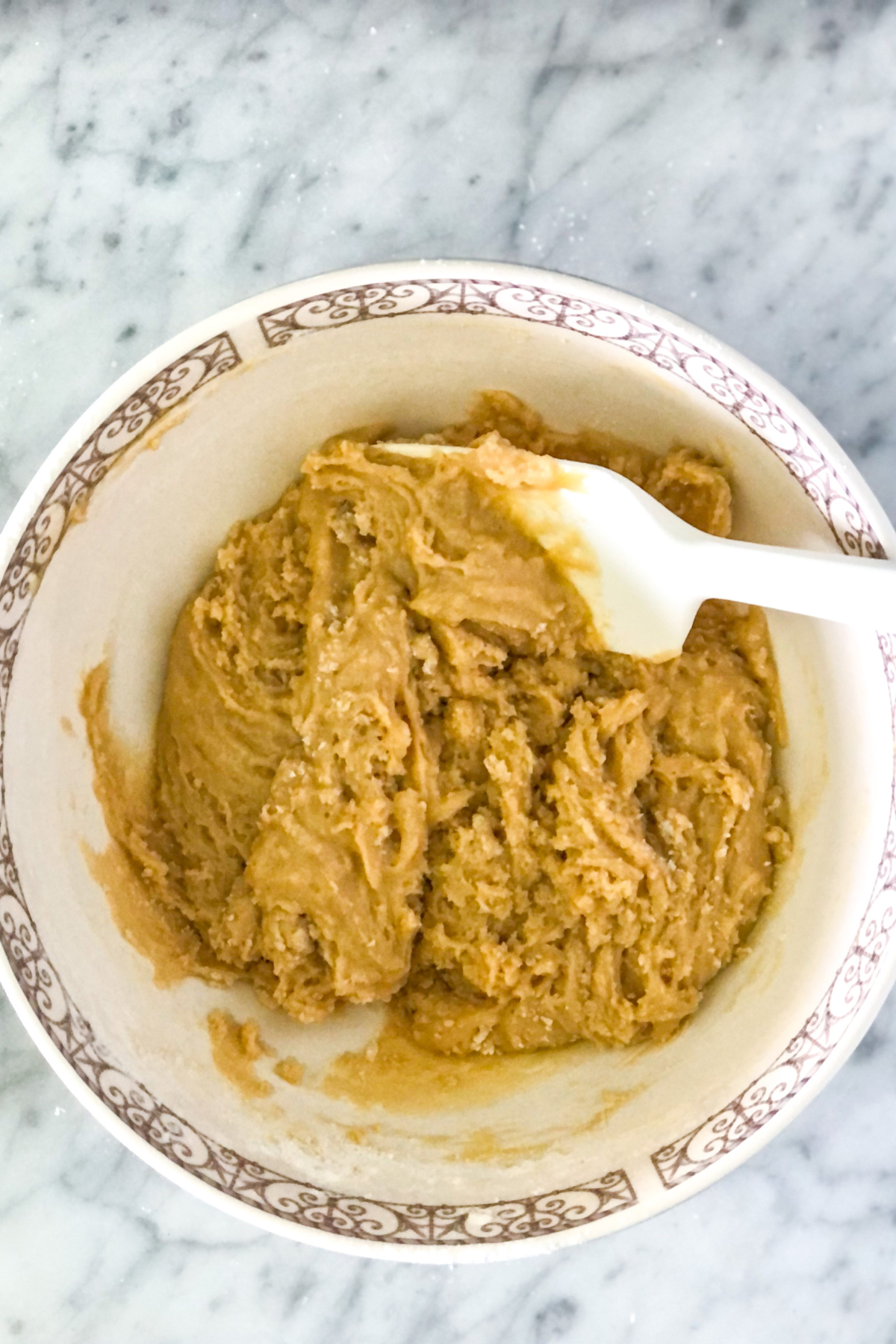 banana bread batter in a bowl