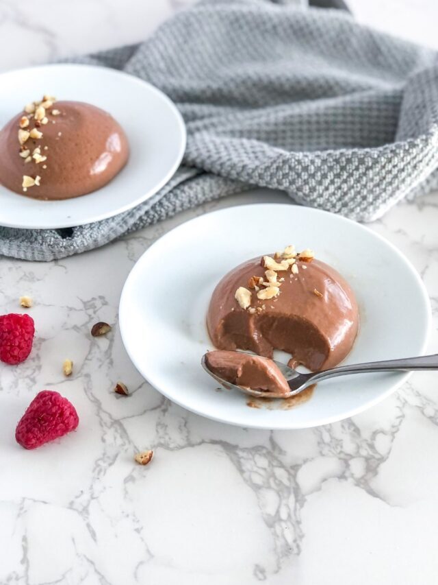 Hazelnut Chocolate Panna Cotta