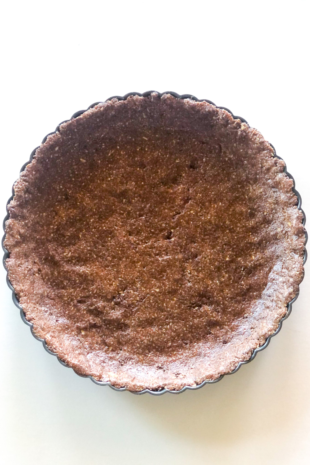 chocolate oat flour tart crust
