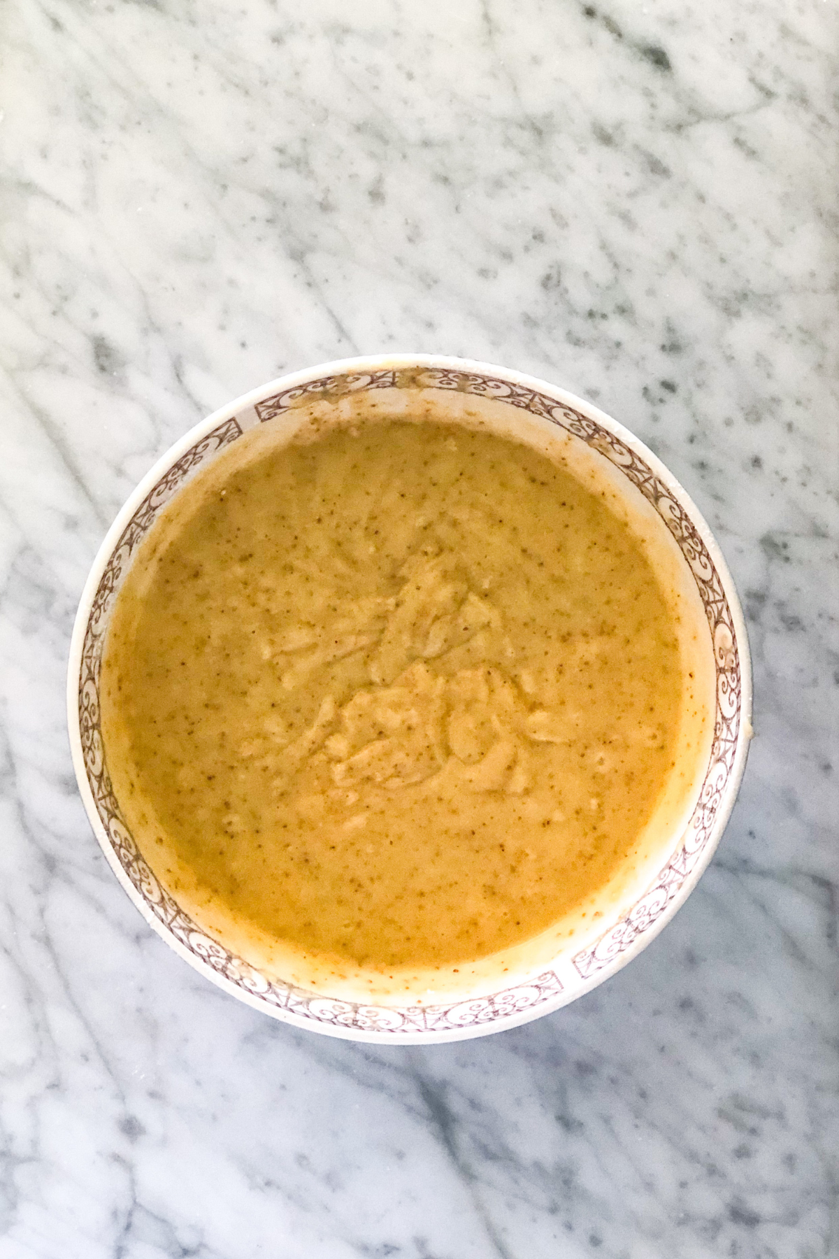 cupcake batter in a large bowl