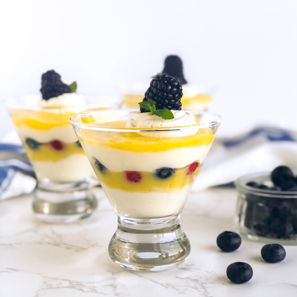 Lemon Curd Parfaits with Berries