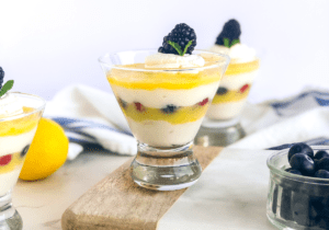 Lemon Curd Parfaits with Berries