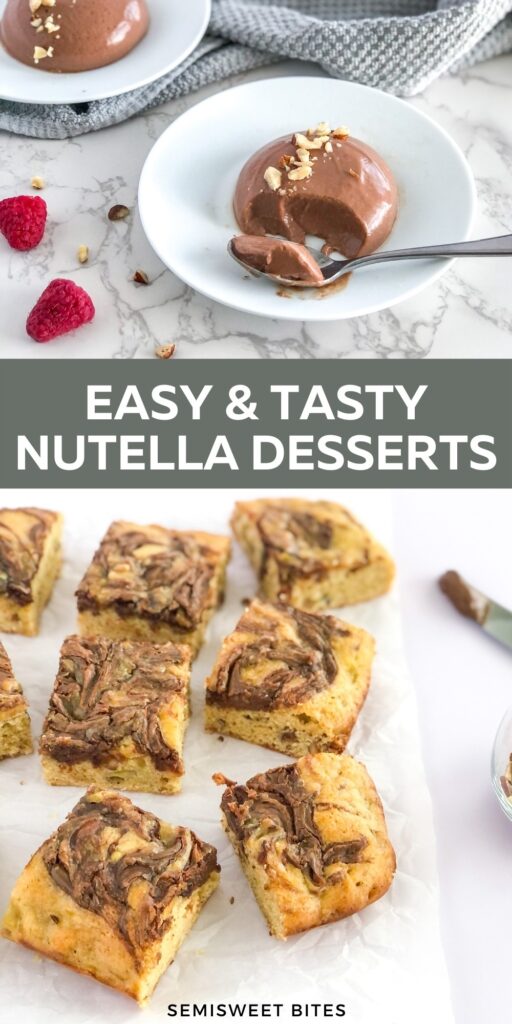 easy Nutella desserts