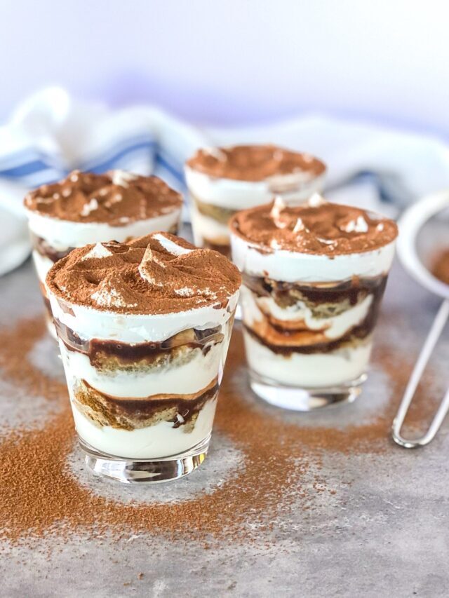 Easy Nutella Tiramisu Cups