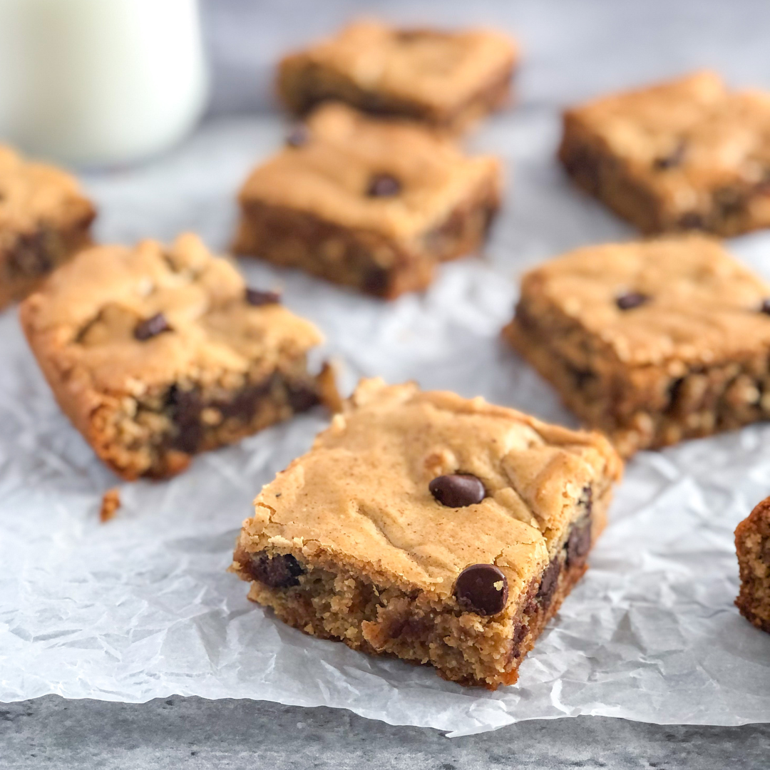 Almond Butter Cookie Bars