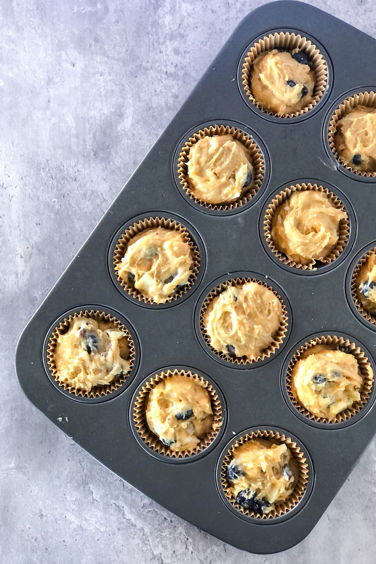 Blueberry White Chocolate Muffins