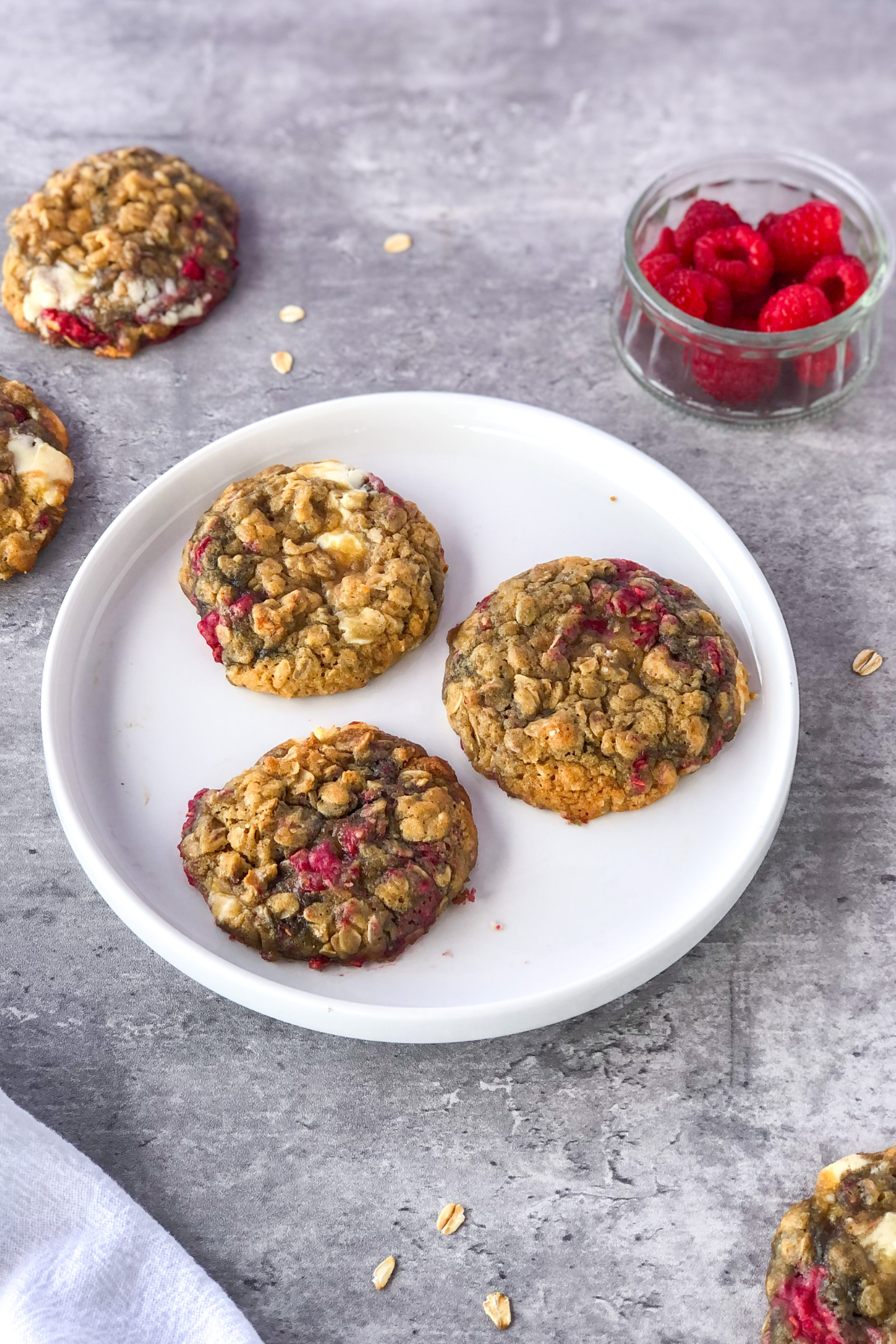 oatmeal cookies on a plate