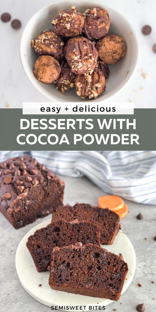 8 Dessert Recipes with Cocoa Powder