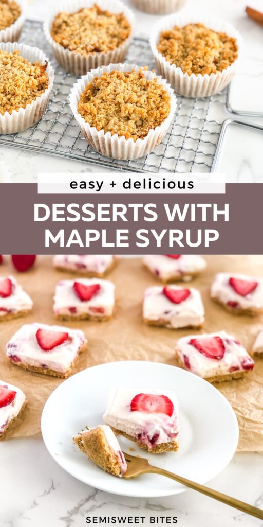 easy maple syrup desserts